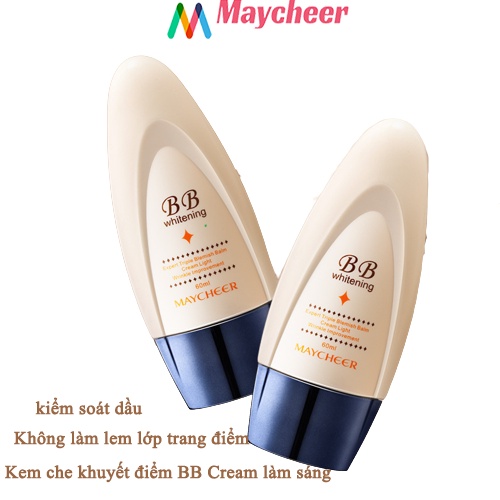 Kem nền BB Maycheer hỗ trợ che khuyết điểm điều dầu làm sáng làn da 3 trong 1