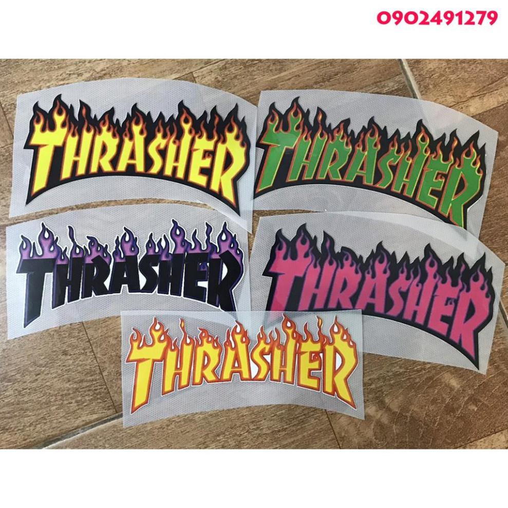 [Giá Sỉ] Hình ủi nhiệt -  Chữ Thrasher shop chuyên hàng sỉ cho shop