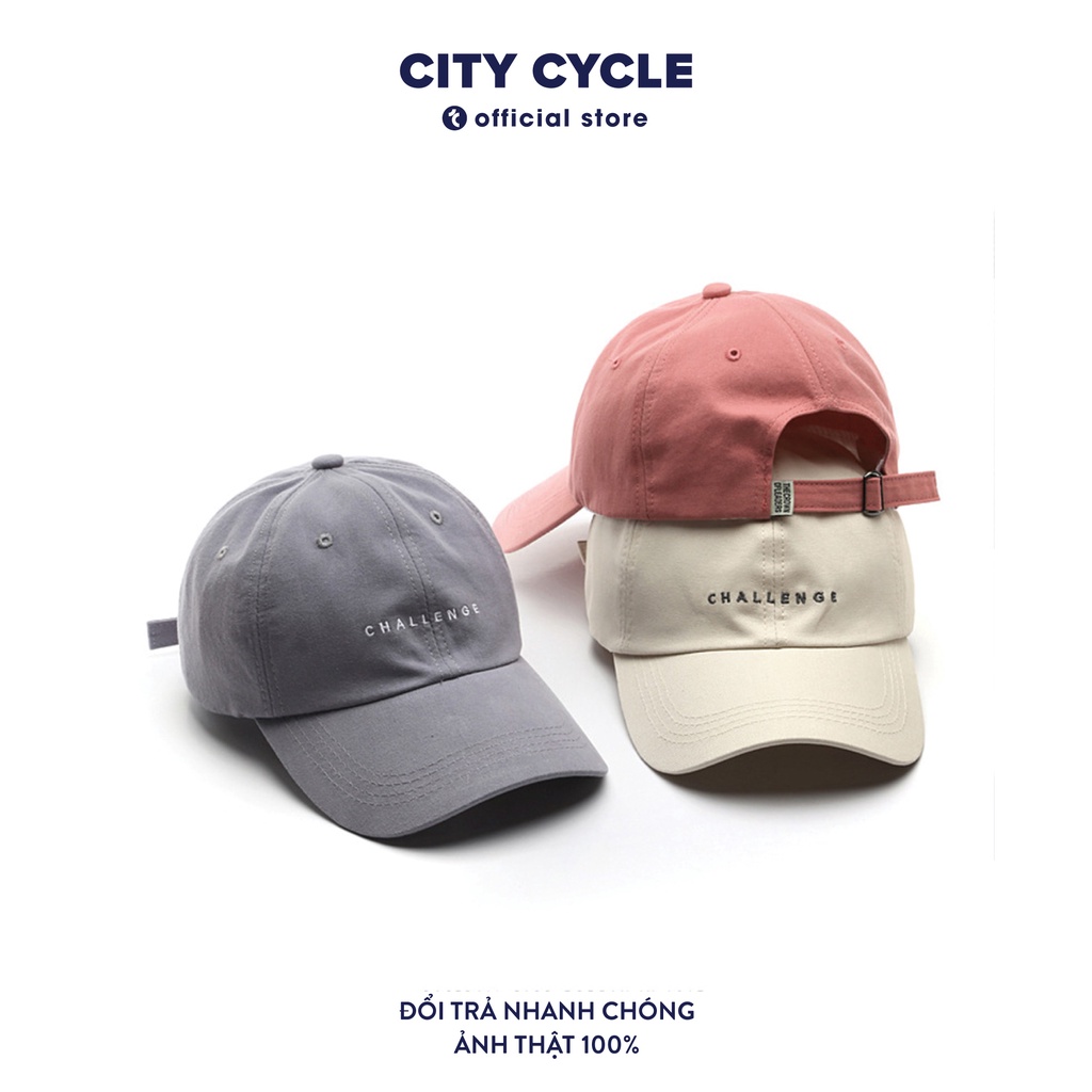 Mũ lưỡi trai nam nữ City Cycle - Nón kết nam Unisex nhiều màu hàng cao cấp