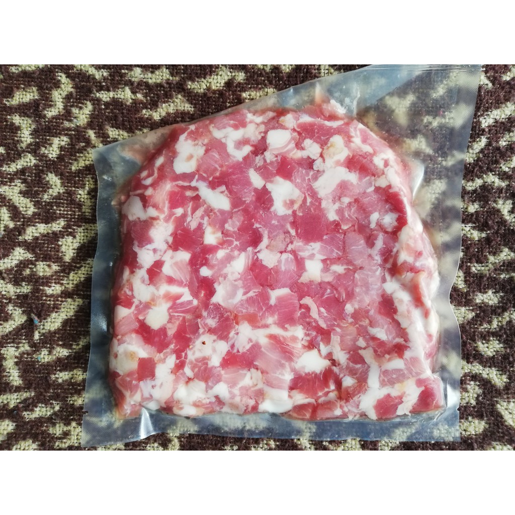 [500g] Thịt heo ba rọi vụn xông khói Con Heo Vàng [VN] NIPPONHAM Bacon (nw5)