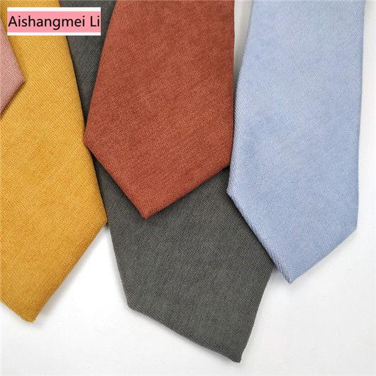 Cà Vạt Màu Sắc Kẹo Trơn 7cm Phong Cách Hàn Quốc Dành Cho Nam Và Nữ