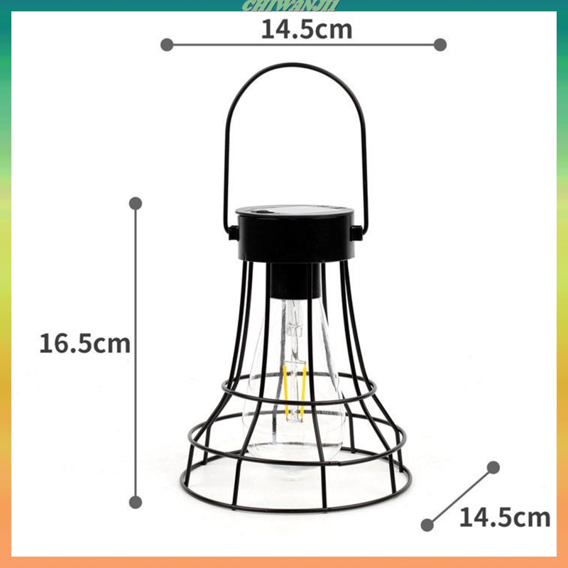 1 Đèn Lồng Led Treo Trang Trí Sân Vườn Sử Dụng Năng Lượng Mặt Trời