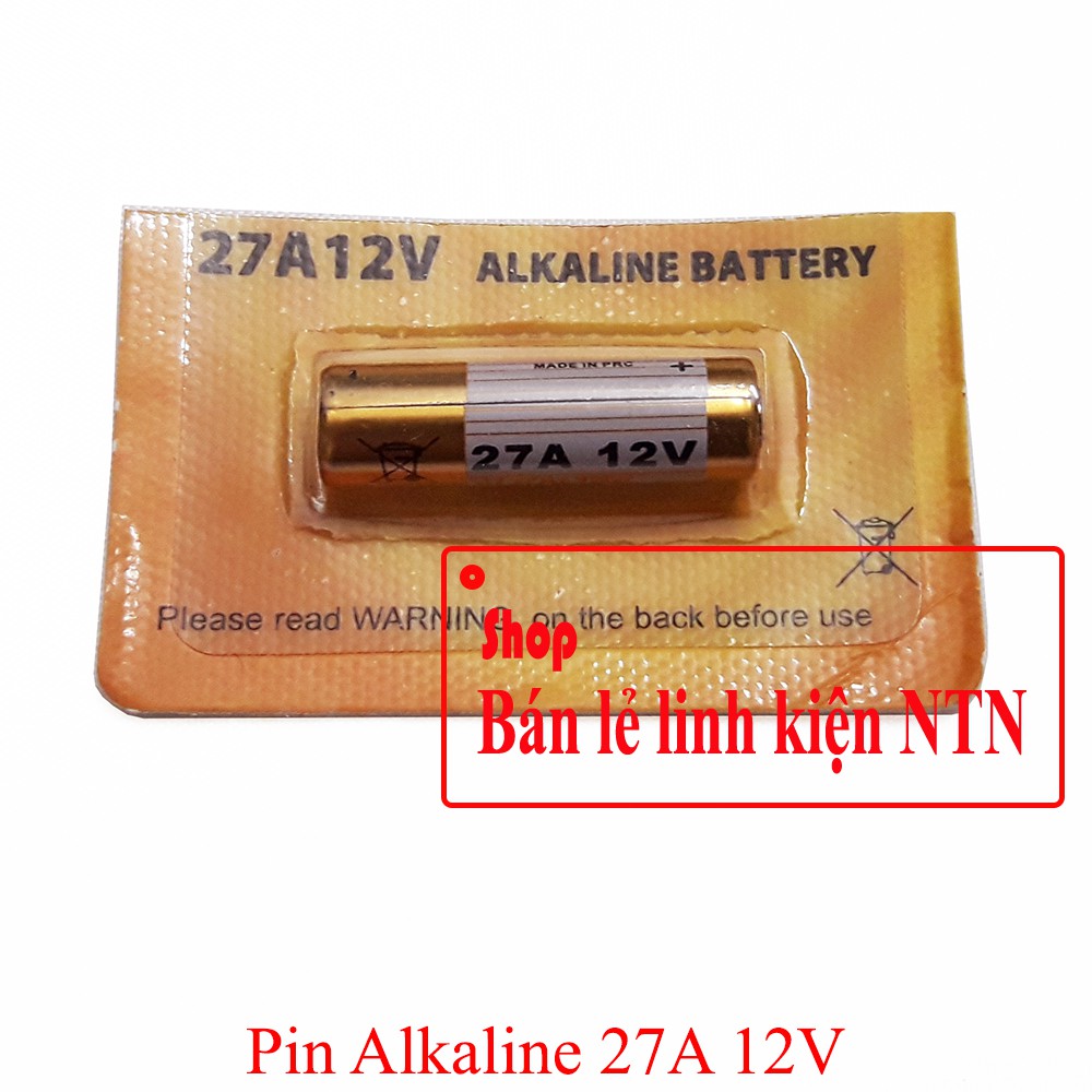 Pin Alkaline 27A 12V
