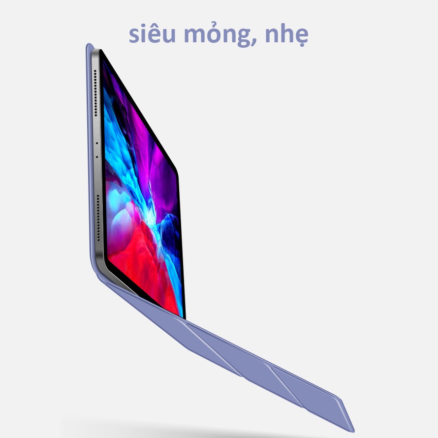 Bao Da Máy Tính Bảng Có Khóa Gài Nam Châm tương thích với iPad Pro 11 Pro 12.9 Mini 6 Air 5 Air 4 10th Generation 10.9