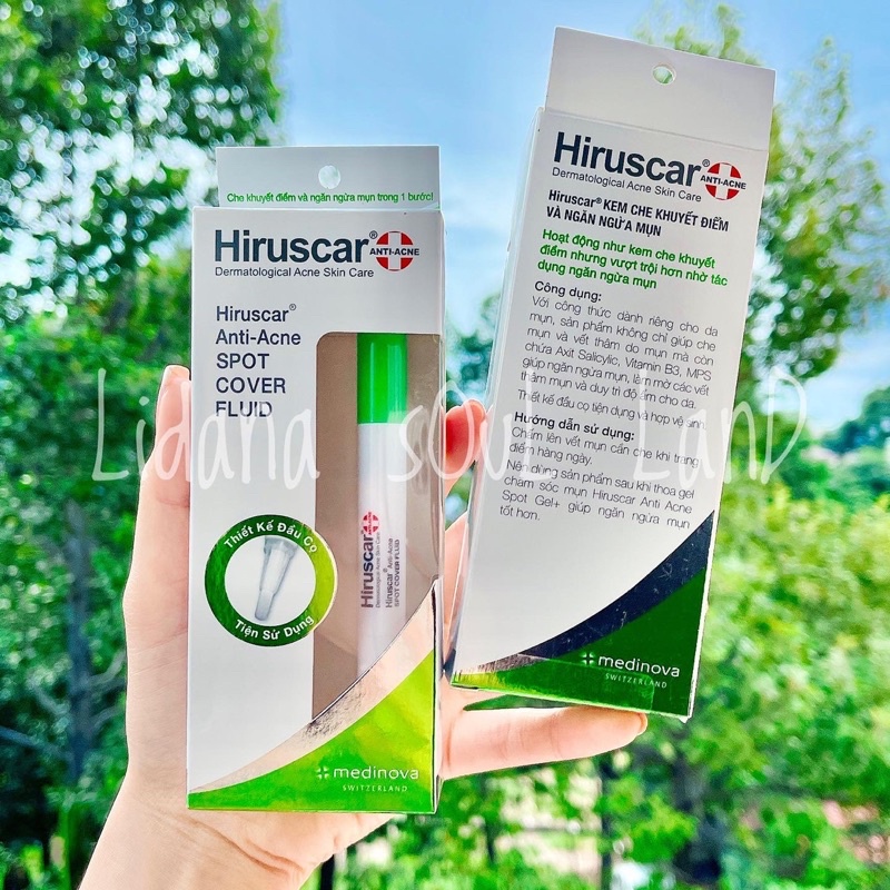 Bút che khuyết điểm ngừa mụ.n Hirucas Anti-Ance Spot Cover Fluid