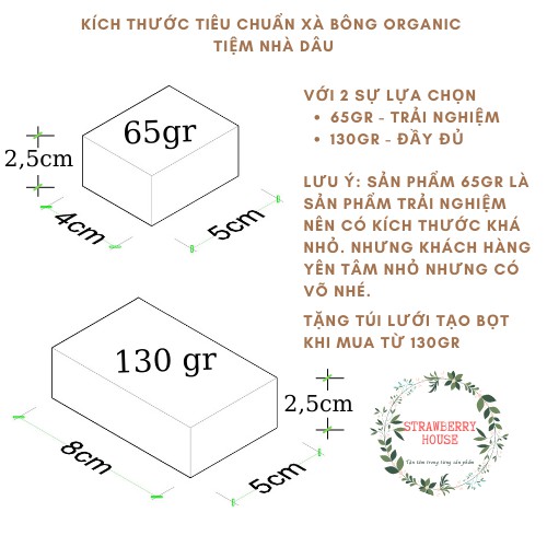 (Bán Chạy) Xà bông Organic Dưỡng Da Toàn Thân - Xà Phòng rửa mặt, tắm Handmade (HSD: 18 tháng)