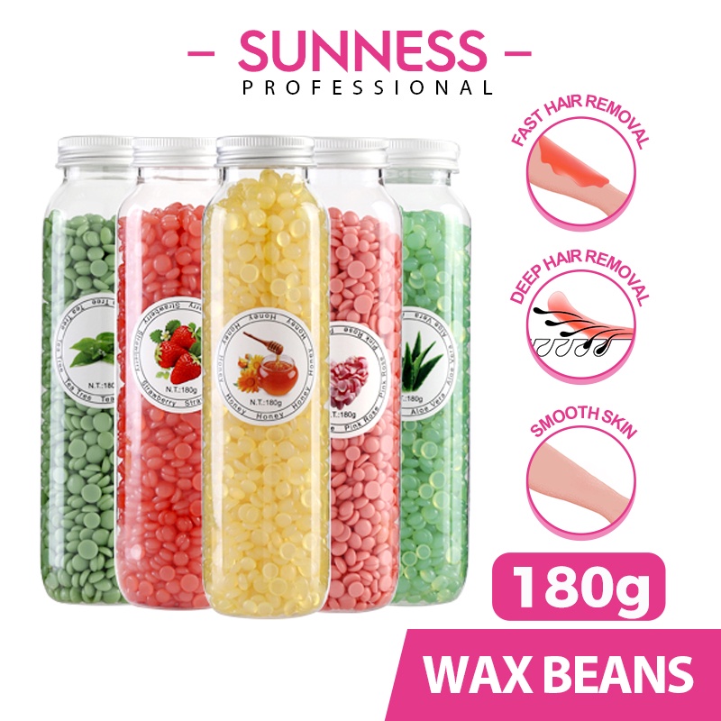 SUNNESS Sáp làm rụng lông dạng rắn đun nóng 180g