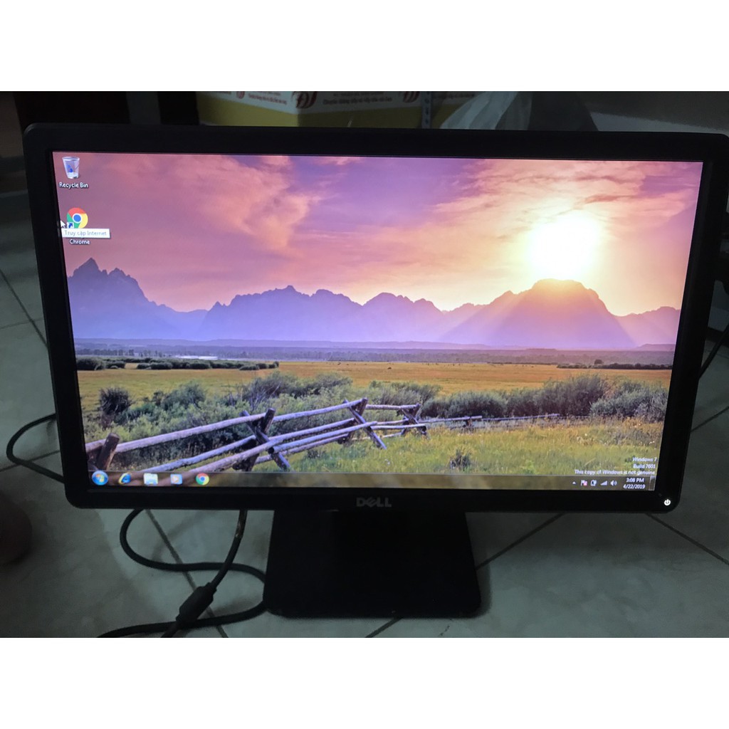 Màn hình Dell 20 inch Full HD đẹp nguyên tem thanh lý hàng văn phòng