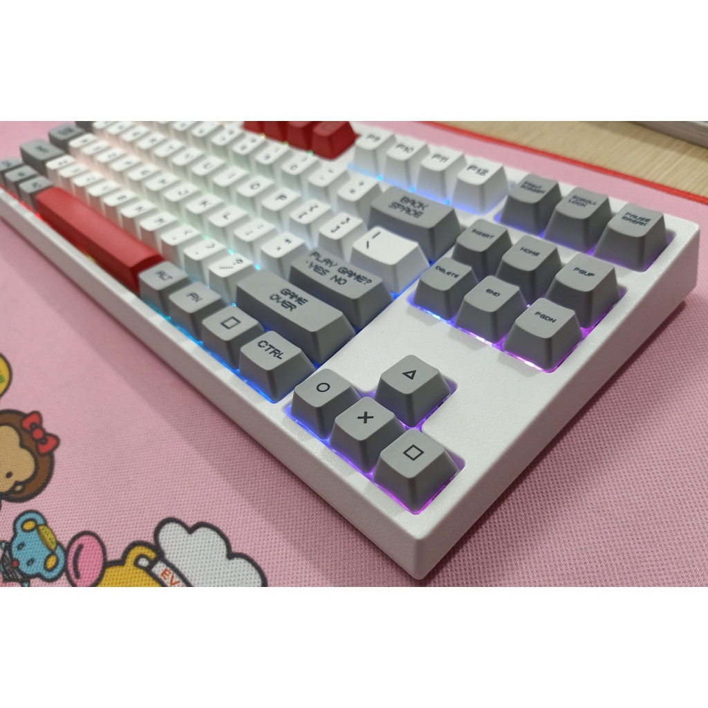 Phím cơ không dây keycoll KC87 Game Boy - Kit keycoll KC87- 3 chế độ kết nối bluetooth, dây type C, và Wireless 2.4G