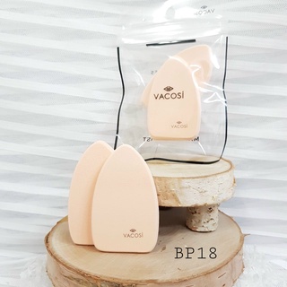 Bông Phấn Ướt Hình Ovan Dài Bịch 2 Miếng - BP18