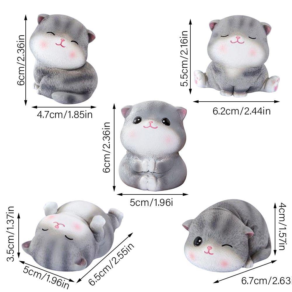 Tượng Mèo LAKAMIER Trang Trí Bánh Kem