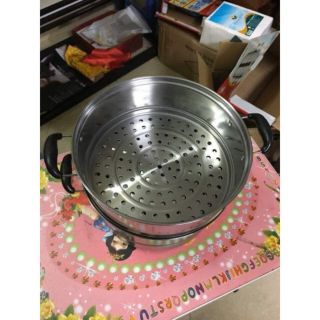Nồi hấp 2 ngăn 3 tầng