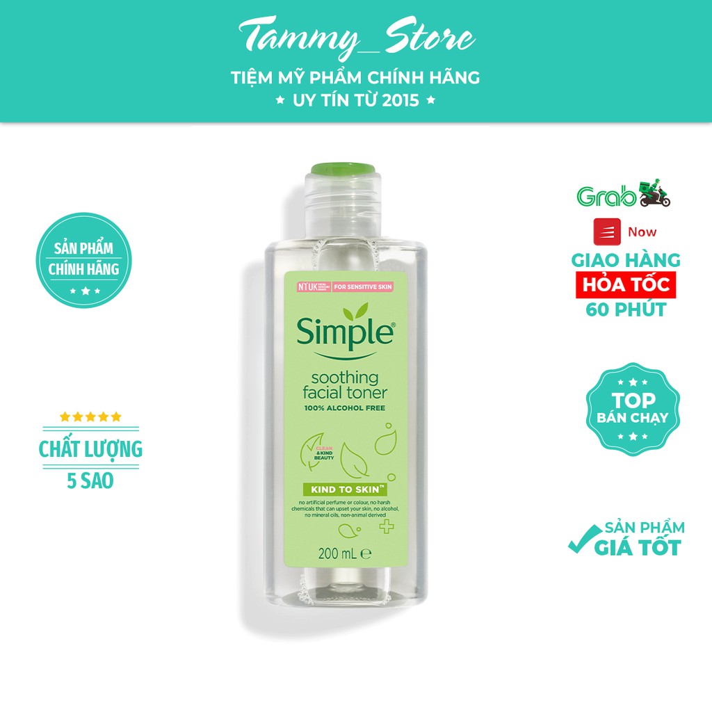 Nước Hoa Hồng Simple Soothing Facial Toner