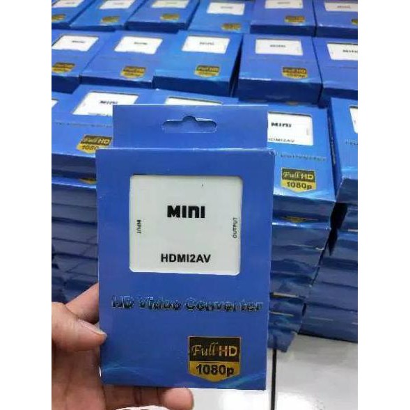 Hộp Chuyển Đổi Hdmi Sang Rca Av / Mini Hdmi2Av / Mini Hdmi2Av Tv Box Hdmi 2av