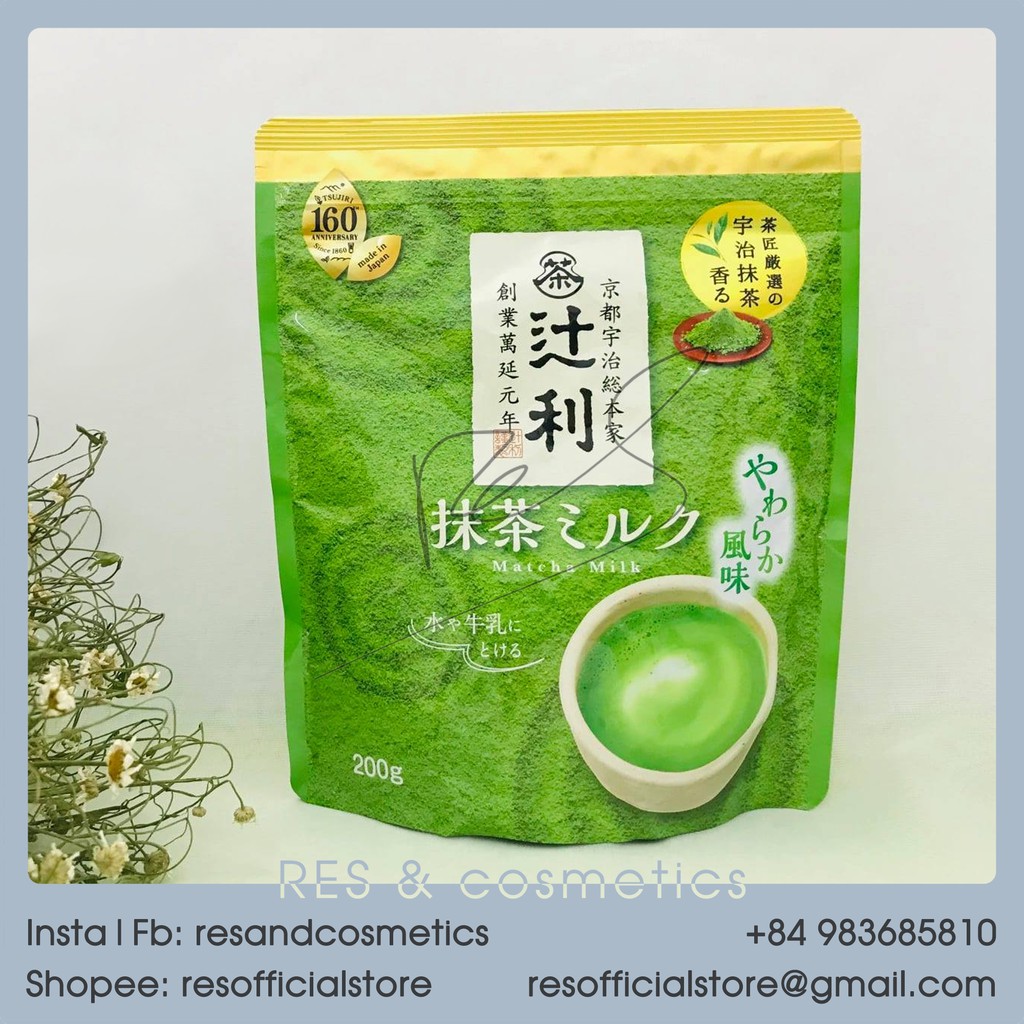 Bột trà xanh Tsujiri Matcha Milk [200g]