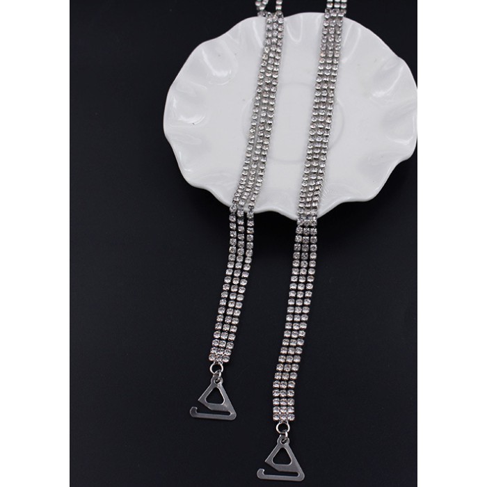 Dây áo ngực bra cao cấp đính đá và hoa lấp lánh sang chảnh