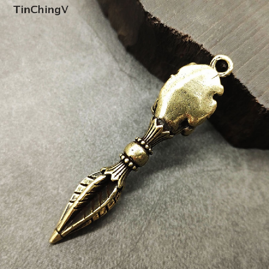 [TinChingV] Mặt Vòng cổ Bằng Đồng Nguyên Chất Hình Chú Voi Thần Tài Vajry