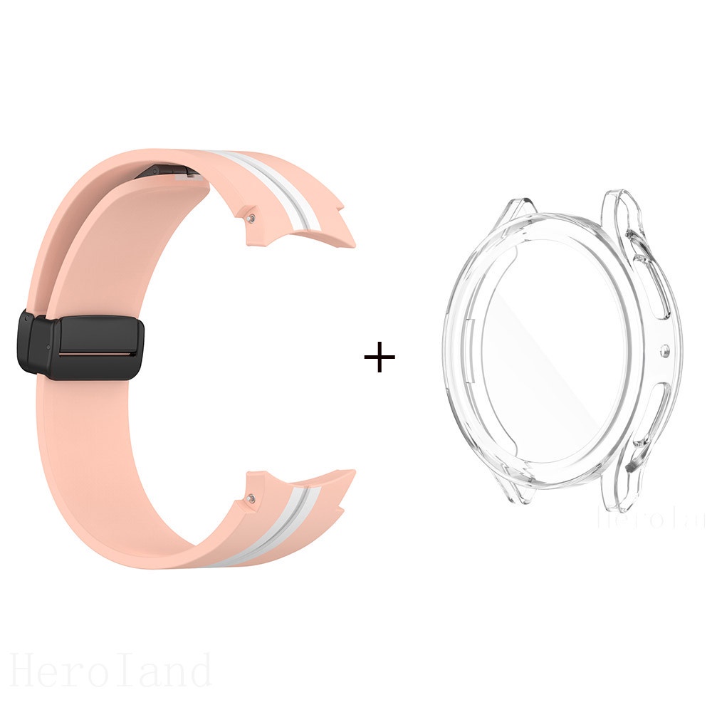 Dây Đeo Silicone Khóa Nam Châm Cho Đồng Hồ Thông Minh Samsung Galaxy Watch 5 pro Galaxy Watch5 40mm 44mm 20mm