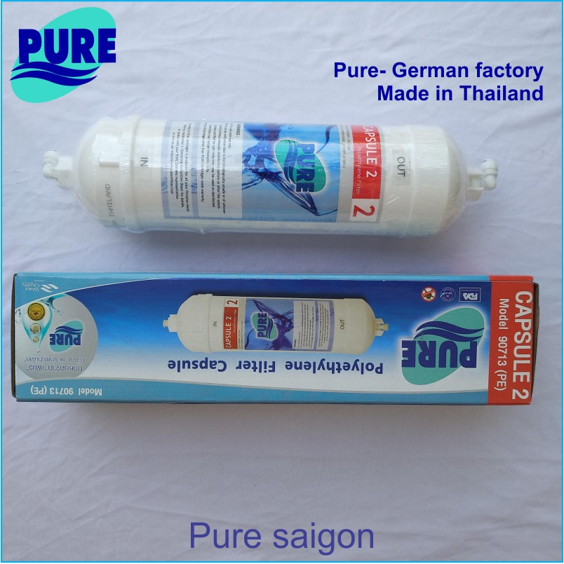 Lõi lọc capsule 2 siêu lọc 0.3 micron 100l/h