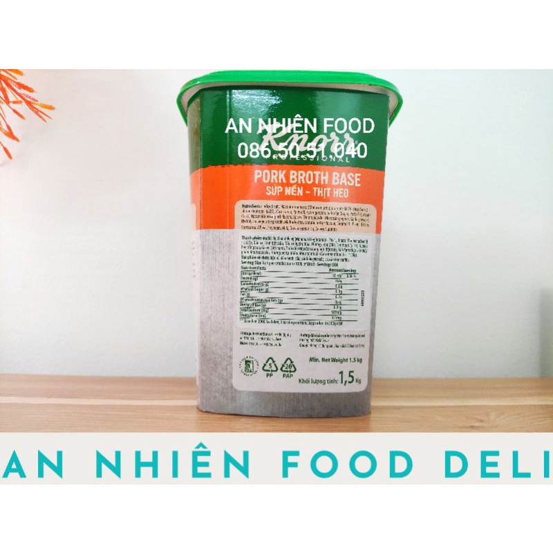 Súp Nền Thịt Heo Knorr 1.5KG
