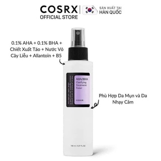 TONER 𝐂𝐎𝐒𝐑𝐗 𝐀𝐇𝐀 /𝐁𝐇𝐀 𝐂𝐋𝐀𝐑𝐈𝐘𝐈𝐍𝐆 𝐓𝐑𝐄𝐀𝐓𝐌𝐄𝐍𝐓 280ml