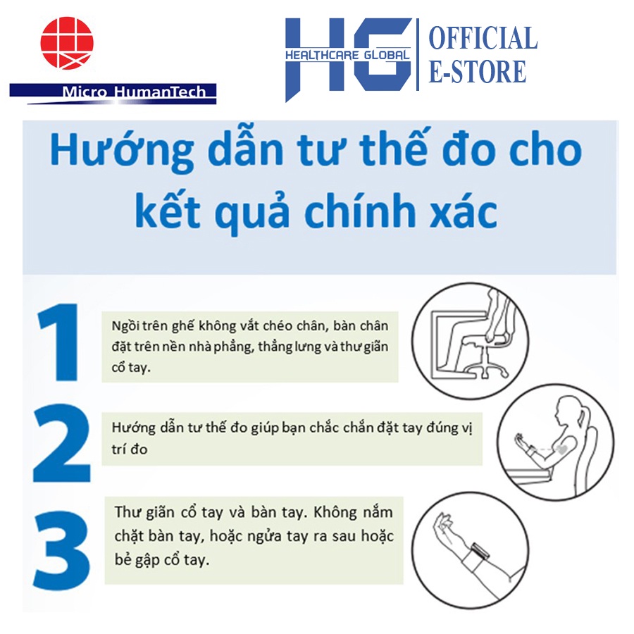 Máy Đo Huyết Áp Cổ Tay Citizen CH617 | Thiết Kế Nhỏ Gọn , Cho Kết Quả Chính Xác