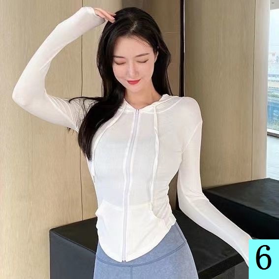 Áo Khoác Cardigan Mỏng Có Mũ Trùm Đầu Che Nắng Mùa Hè Màu Trắng Cho Nữ