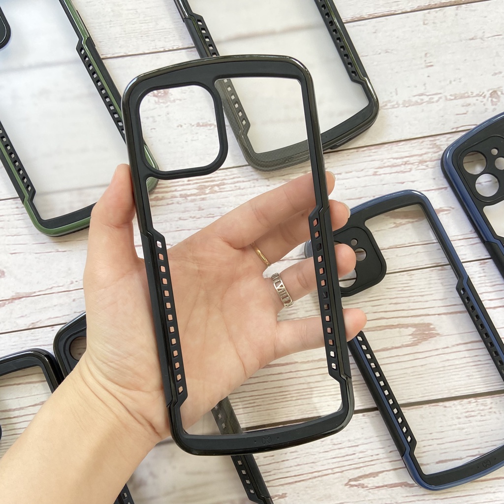 Ốp lưng XUNDD iPhone 12/ 12 Pro/ Max/ 11/ 11 Pro/ Max/ XR/ X/ XS/ XS Max  - Cạnh màu