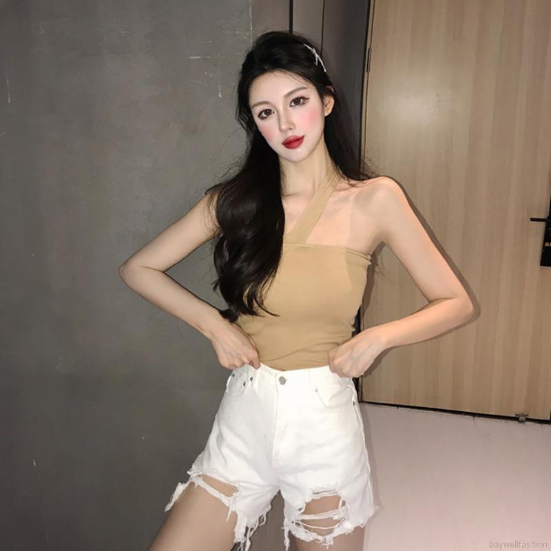 [Baywellfashion]Sexy Slim Strapless Shoulder All-match Camisole Tube Top | BigBuy360 - bigbuy360.vn