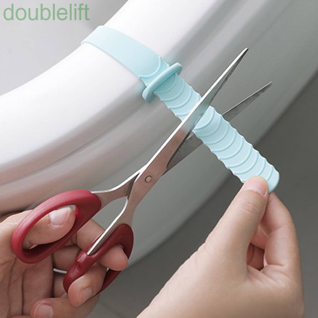 2 Dụng cụ nâng nắp bồn cầu bằng silicon màu sắc ngẫu nhiên