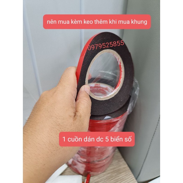 Thanh gài khung biển số châu âu