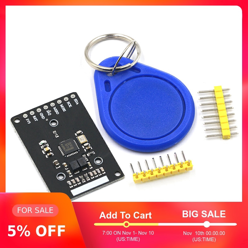 Mô Đun Rfid Rc522 S50 13.56 Mhz 6cm Cho Arduino Uno 2560 | BigBuy360 - bigbuy360.vn