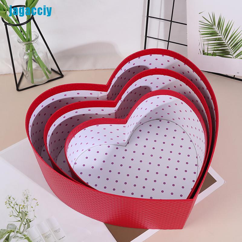 [jagacciy] 1Pc Red Wedding Candy Box With Souvenir Heart-Shaped Valentine's Day Gift Box ggbo