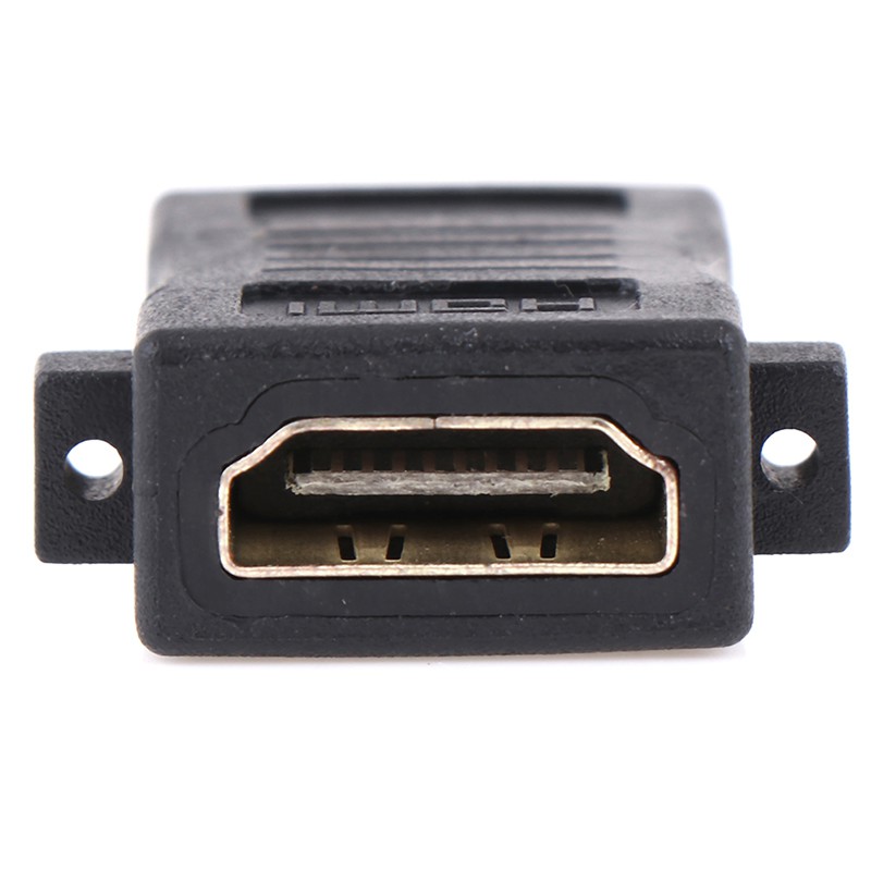 [bigapple]HDMI Female to Female Panel Mount Extension Coupler Adapter Connector adore