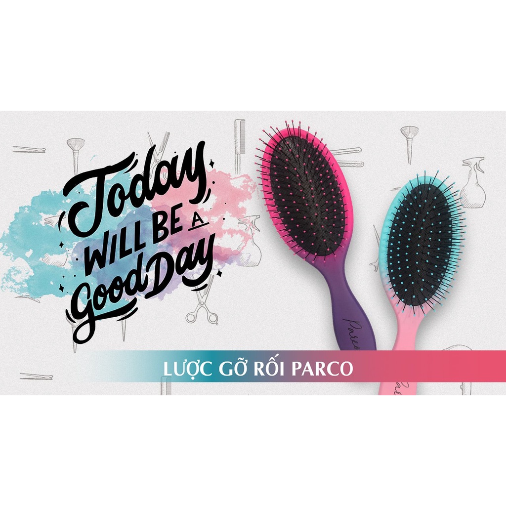 LƯỢC SIÊU GỠ RỐI TÓC PARCO- BẤT CHẤP MỌI LOẠI TÓC / Magic Comb