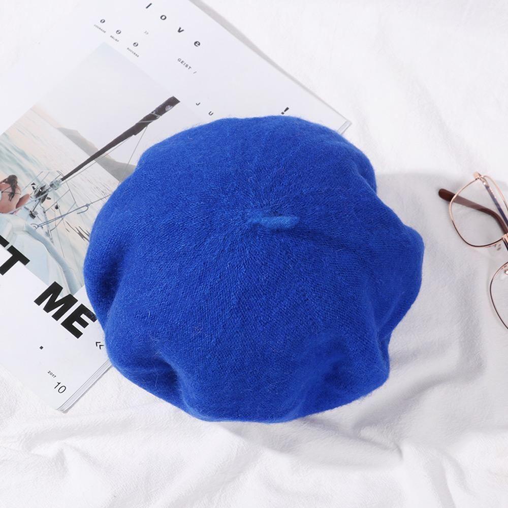 Mũ Len Màu Trơn Giữ Ấm Mùa Đông Thời Trang