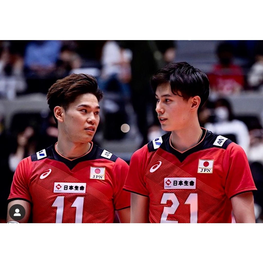 Áo thun bóng chuyền đội tuyển Nhật Bản cao cấp tùy chọn họa tiết