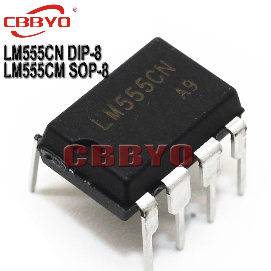 10 chiếc LM555CN LM555 DIP-8 555CN LM5555CM LM5555CMX SOP-8 Thương hiệu mới