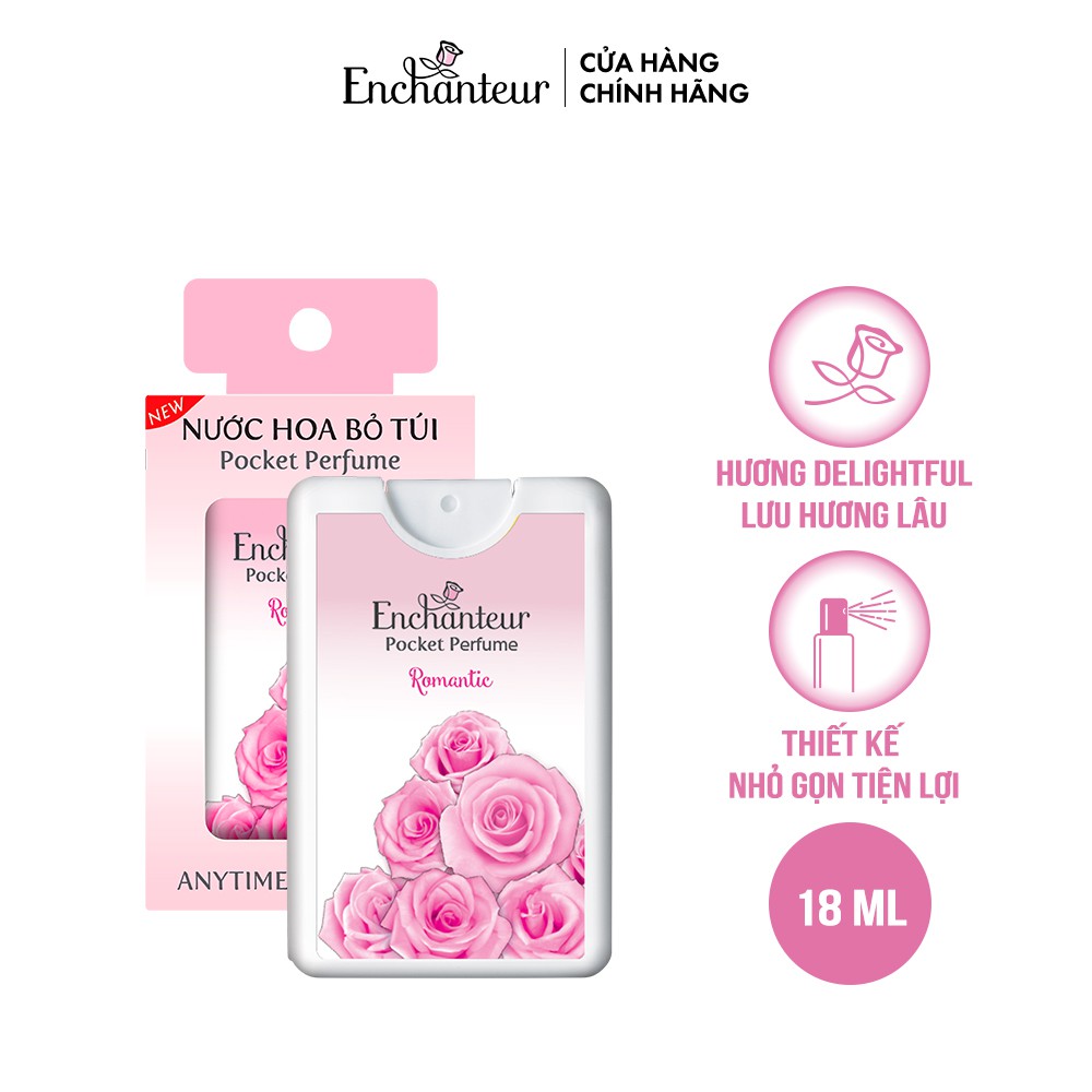 [HB Gift] Nước hoa bỏ túi Enchanteur Romantic 18ml | BigBuy360 - bigbuy360.vn