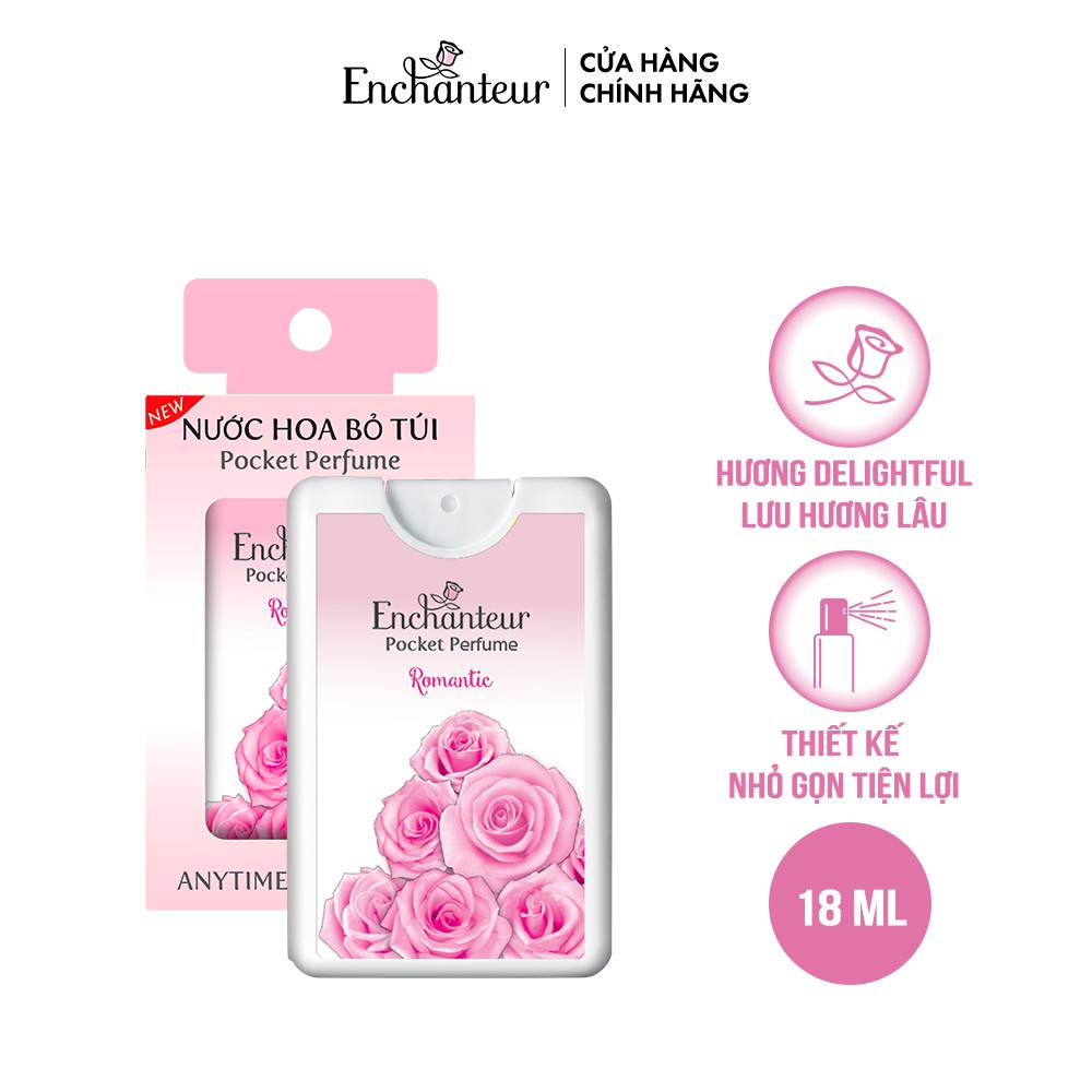 Combo 6 Nước hoa bỏ túi Enchanteur 18ml/Chai | Thế Giới Skin Care