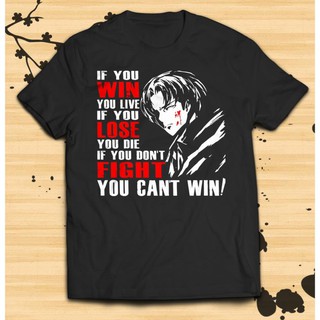 🔥XẢ LỖ🔥 Áo Thun Áo Phông SHINGEKI NO KYOJIN ATTACK ON TITAN LEVI ACKERMAN