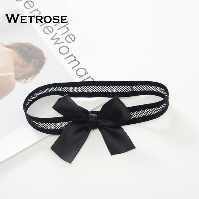 Phụ kiện dây băng quấn đùi phối nơ đàn hồi quyến rũ cho nữ