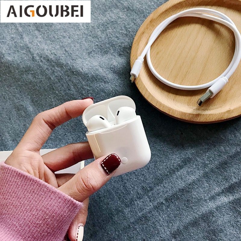 Bluetooth 5.0 Airpod i12 TWS Tai nghe không dây Bluetooth Inpod Tai nghe Airpod 3D Touch Macaron Tai nghe thể thao đầy màu sắc không hộp cho Android / iPhone (COD)