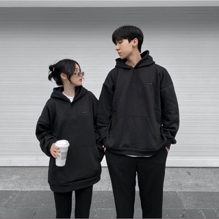 Áo Hoddie Nỉ Bông Basic 1SECOND. Chất Dày, Mịn