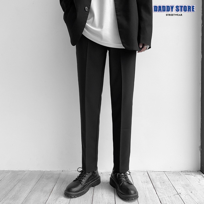 Quần tây ống suông, Quần âu nam baggy 9 tấc phong cách Hàn Quốc | BigBuy360 - bigbuy360.vn