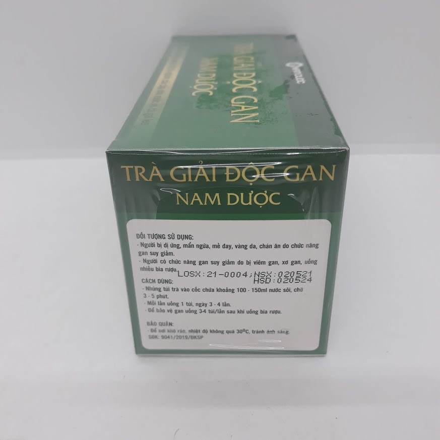 TRÀ GIẢI ĐỘC GAN NAM DƯỢC⭐MẪU MỚI⭐ Giúp bổ gan, thanh nhiệt, giải độc Đặc biệt cho người uống nhiều bia rượu