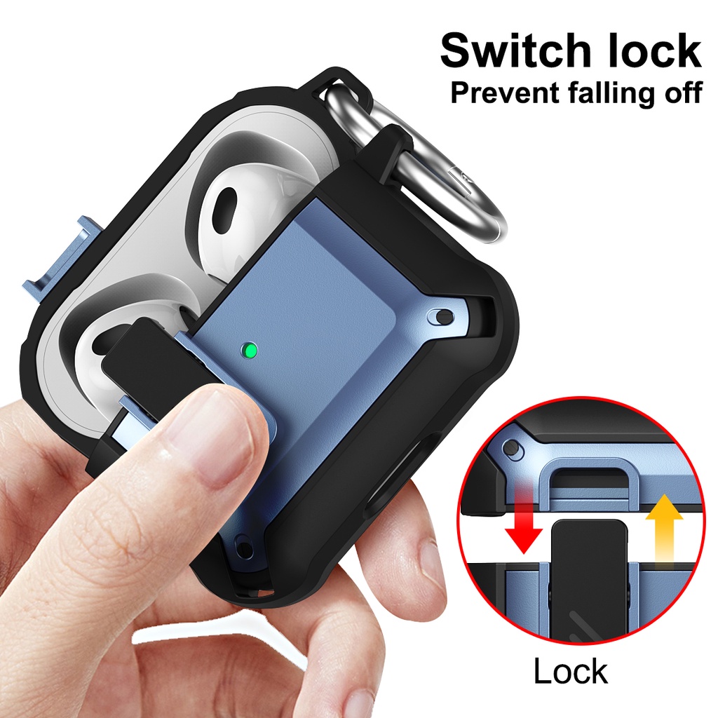 Vỏ Bảo Vệ Hộp Sạc Tai Nghe compatible AirPods 3 2Gdcompatible AirPods3 Thiết Kế Độc Đáo Thời Trang