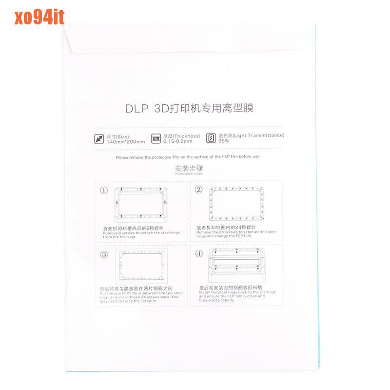 Set 2 Tấm Phim FEP Cho Máy In 3D Photon Mono X Resin SLA / LCD FEP