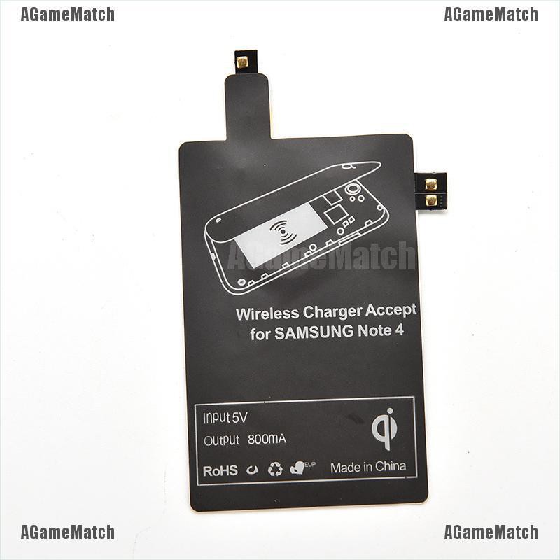 Bộ Sạc Không Dây Qi Cho Samsung Galaxy S3 S4 S5 Note 2 3 4