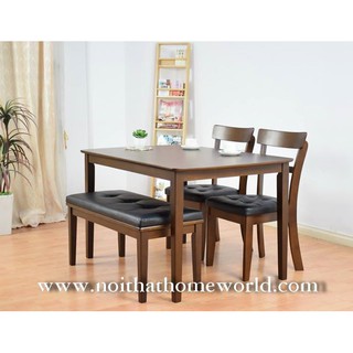 Bộ bàn ăn 4 ghế Chonoithat HW341